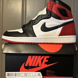 Jordan 1 Retro High.  “Satin Balck Toe”(WMNS). Size(12W/10.5M). Worn in excellent condition. Comes With Og All. Looking for trades over cash. Will tra