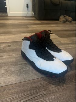Air Jordan 10 White Black Red