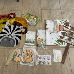 Safari Birthday Decorations and Favors!