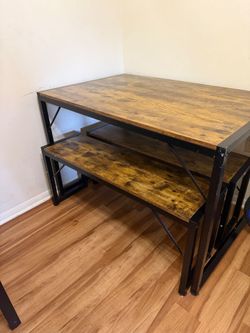 Dining table w/ benches