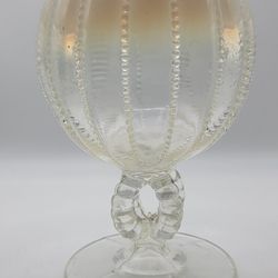 Northwood French Opalescent Beaded Panel