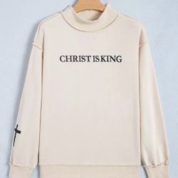 Christ Is King Christian Crewneck Sweatshirt