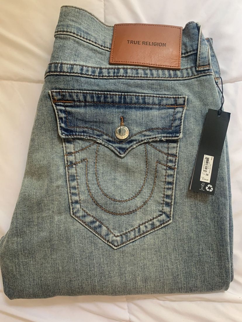 Men’s True Religion Jeans Size 38 (Brand New)