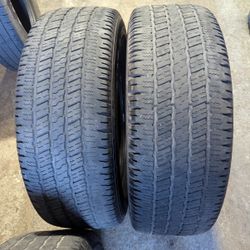 275/60R20 GOODYEAR WRANGLER SRA PAIR OF TIRES 