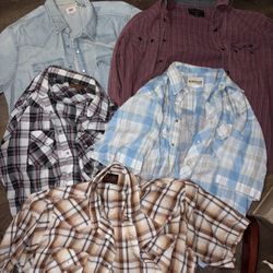 Vintage And Modern Pearl Snap Shirts