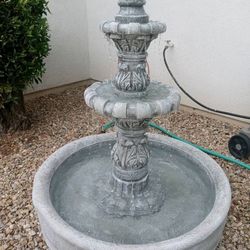 CEMENT WATER FOUNTAIN  $350  EACH 