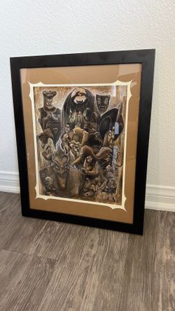 Disney Villains Framed Print