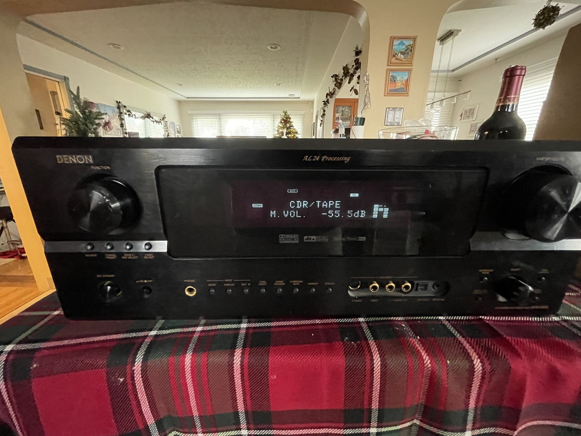 Denon AVR-2805 Home theater receiver with Dolby Digital EX, DTS-ES, Pro Logic IIx (Black)