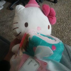 Hello Kitty Blanket And Doll