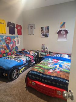 Race Car twin beds