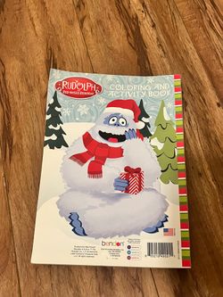 New Rudolph the Red-Nosed Reindeer Coloring & Activity Book – Unused