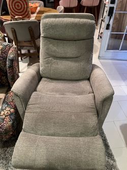 Grey Reclining Couch