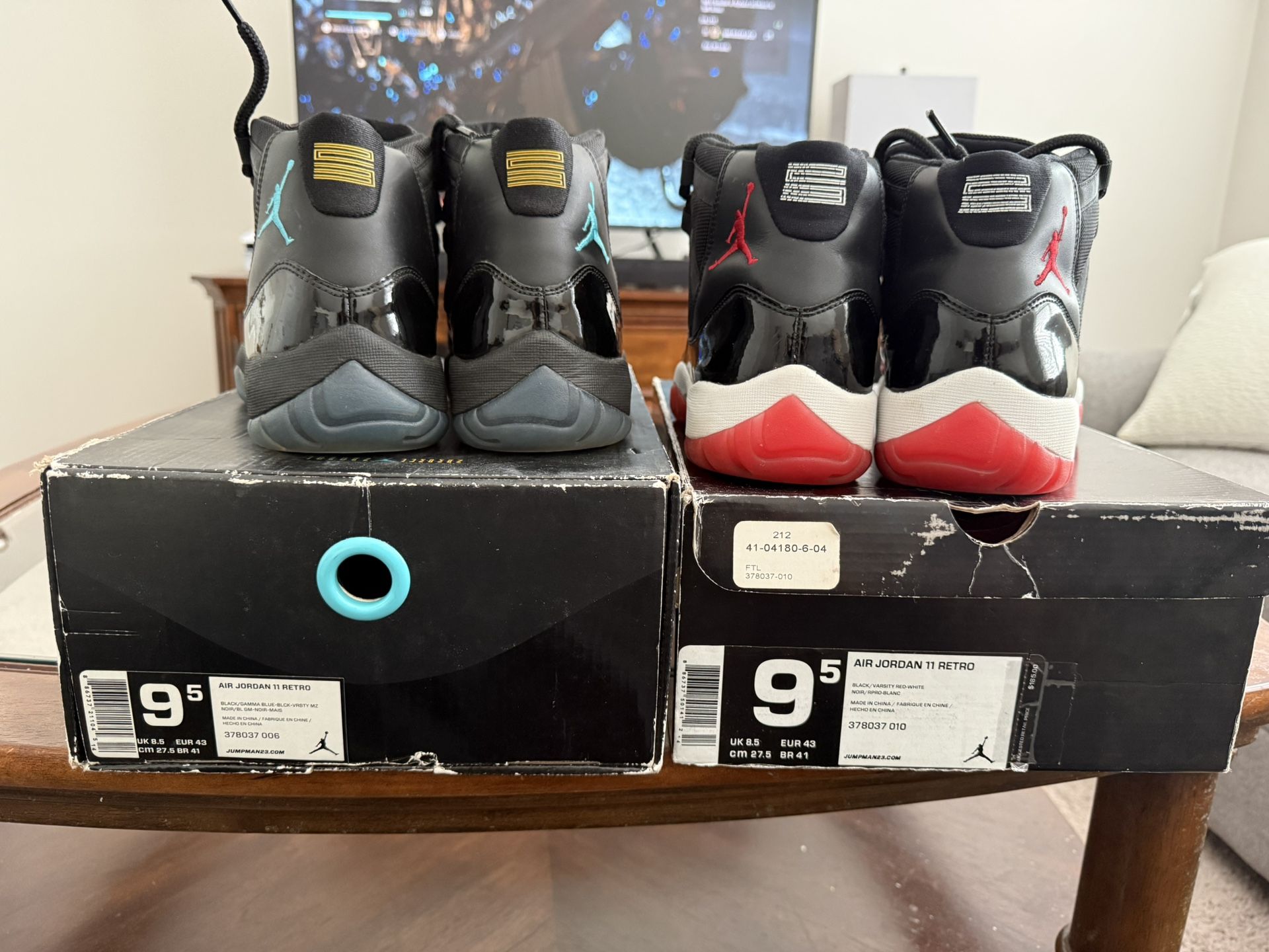 Air Jordan 11 Gamma And Bred
