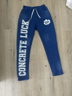 Light Washed Blue Oversized Flare Joggers