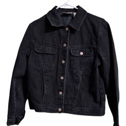 women’s billblass black denim jacket
