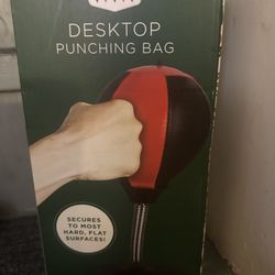 Freestanding Desktop Punching Bag with Pump