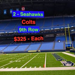 Seahawks Colts Tickets