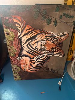 Tiger painting