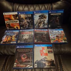 PS4/5 GAMES (sealed)