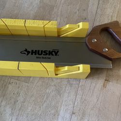 Husky 14” Mitre Back Saw And Box 