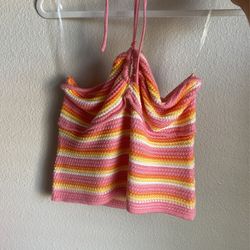 summer Halter Top, Size M