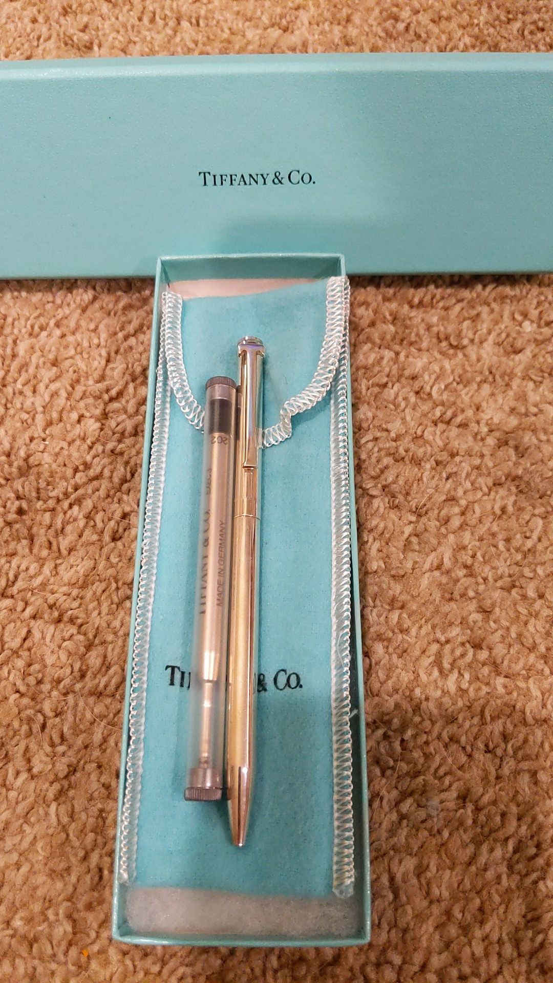 Tiffany & Co Silver Ball Point Pen w/refill