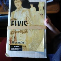 Elvis Presley In Gold Collector Figure