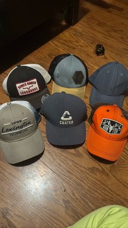 Lot of 6 Snapback and Trucker Hats