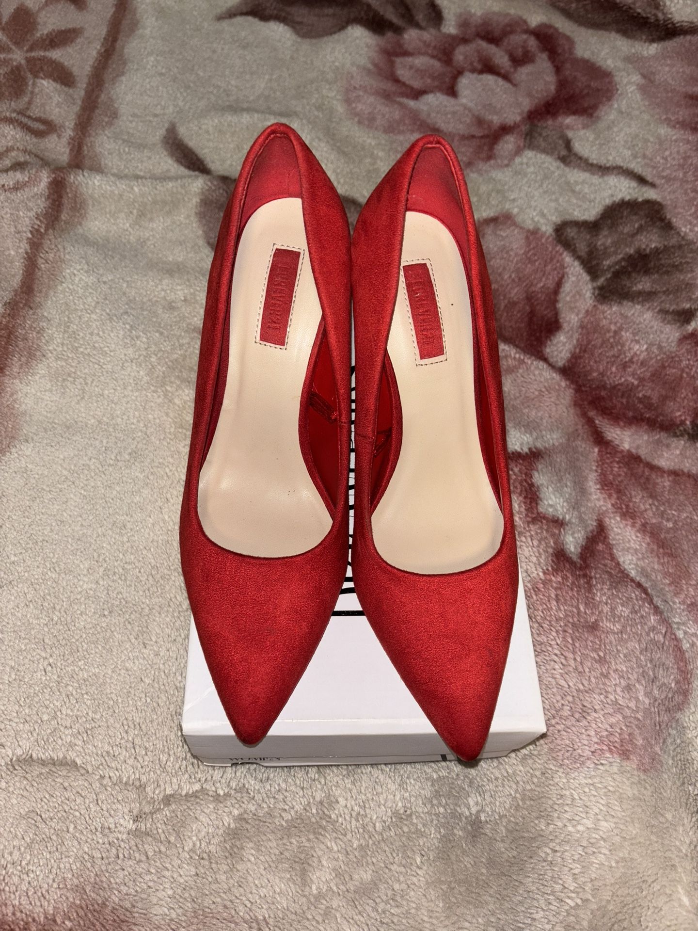 Forever 21 Red Heels - Size 7.5