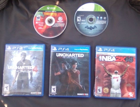 5 Video Games- PRICE DROP