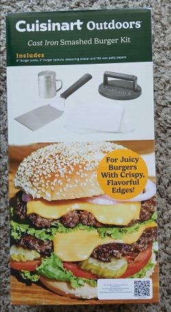 Brand! Cast Iron Smashed Burger Kit