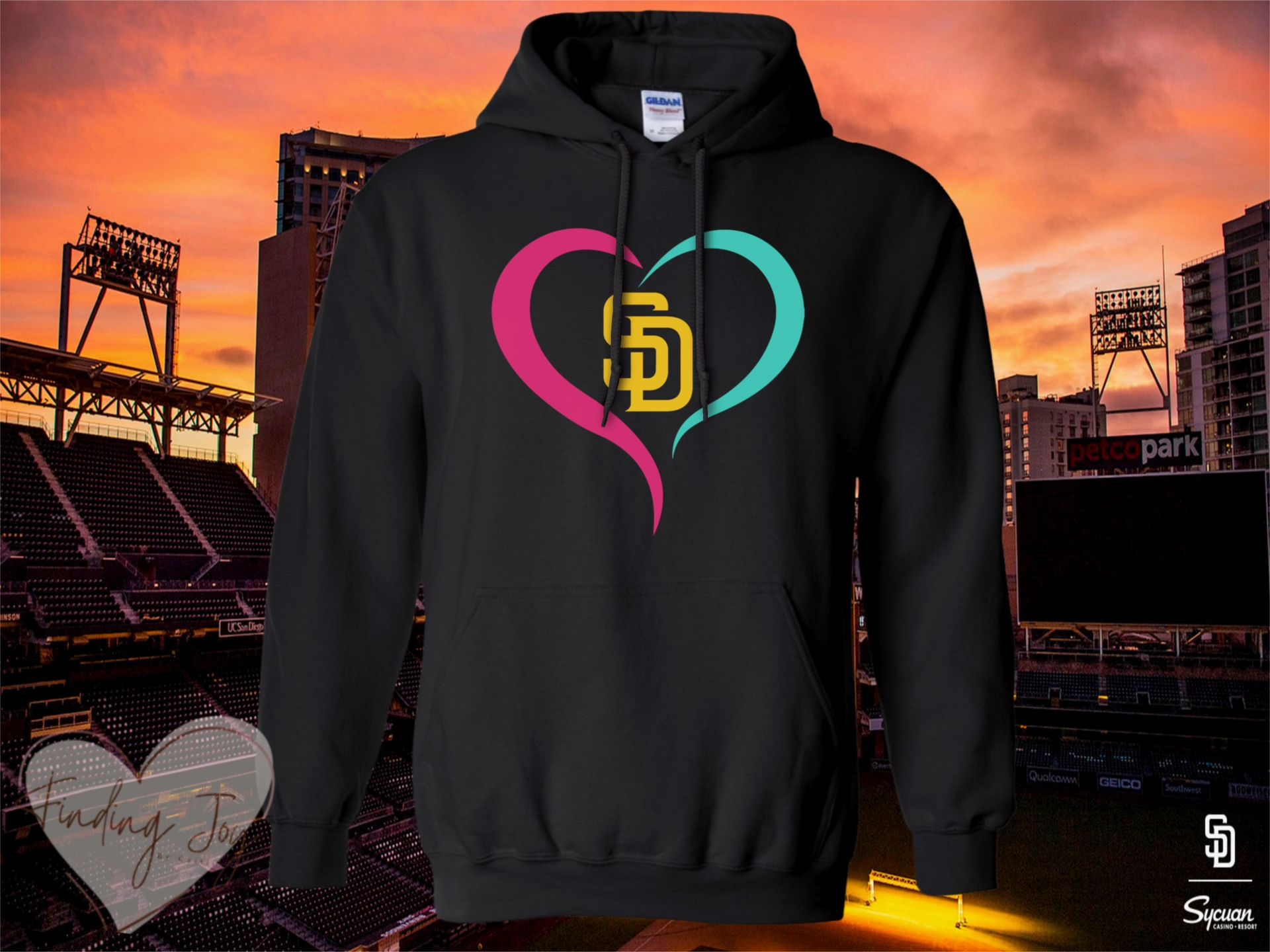 San Diego Padres City Connect Black Sweatshirt, Slam Diego, San