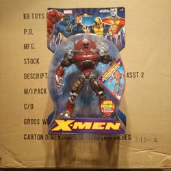 New Marvel X-MEN Super Posable Juggernaut Action Figure Toy Biz 2006 Vintage (For purchasing info please read the full description)