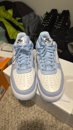 Nike Air Force 1 Low Blue and White(custom)