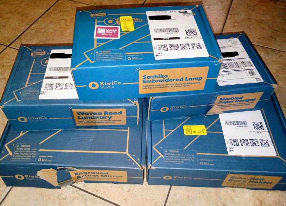 KiwiCo Art Maker Crate Boxes