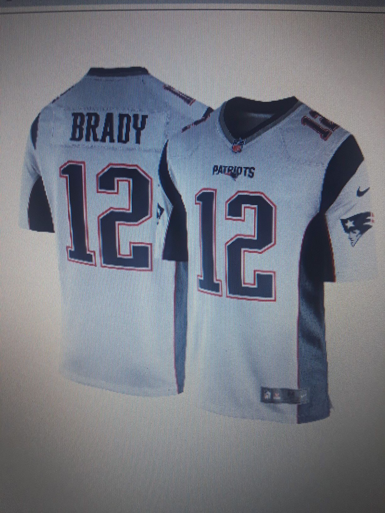 Nike Men's Away Game Jersey - New England Patriots / Tom Brady #12 - 2XL, BRAND NEW !!