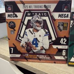 3 UNOPENED BOXES NFL All Mega Boxes