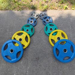 Body Solid Olympic Grip Weight Plates 