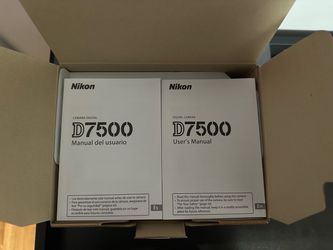 Nikon D7500 DX-Format Digital SLR Camera - Body Only