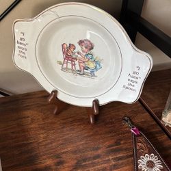 VINTAGE CHILDS FIRST PLATE