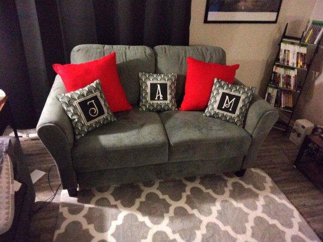 Grey Loveseat