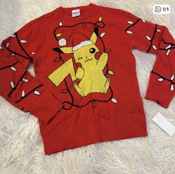 Kids Christmas Pikachu Sweater 