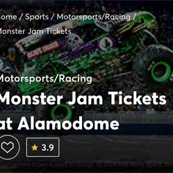 Monster Jam Tickets 