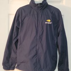 U.S. Open Vantage light Jacket Windbreaker with Logo Blue 

Size Small