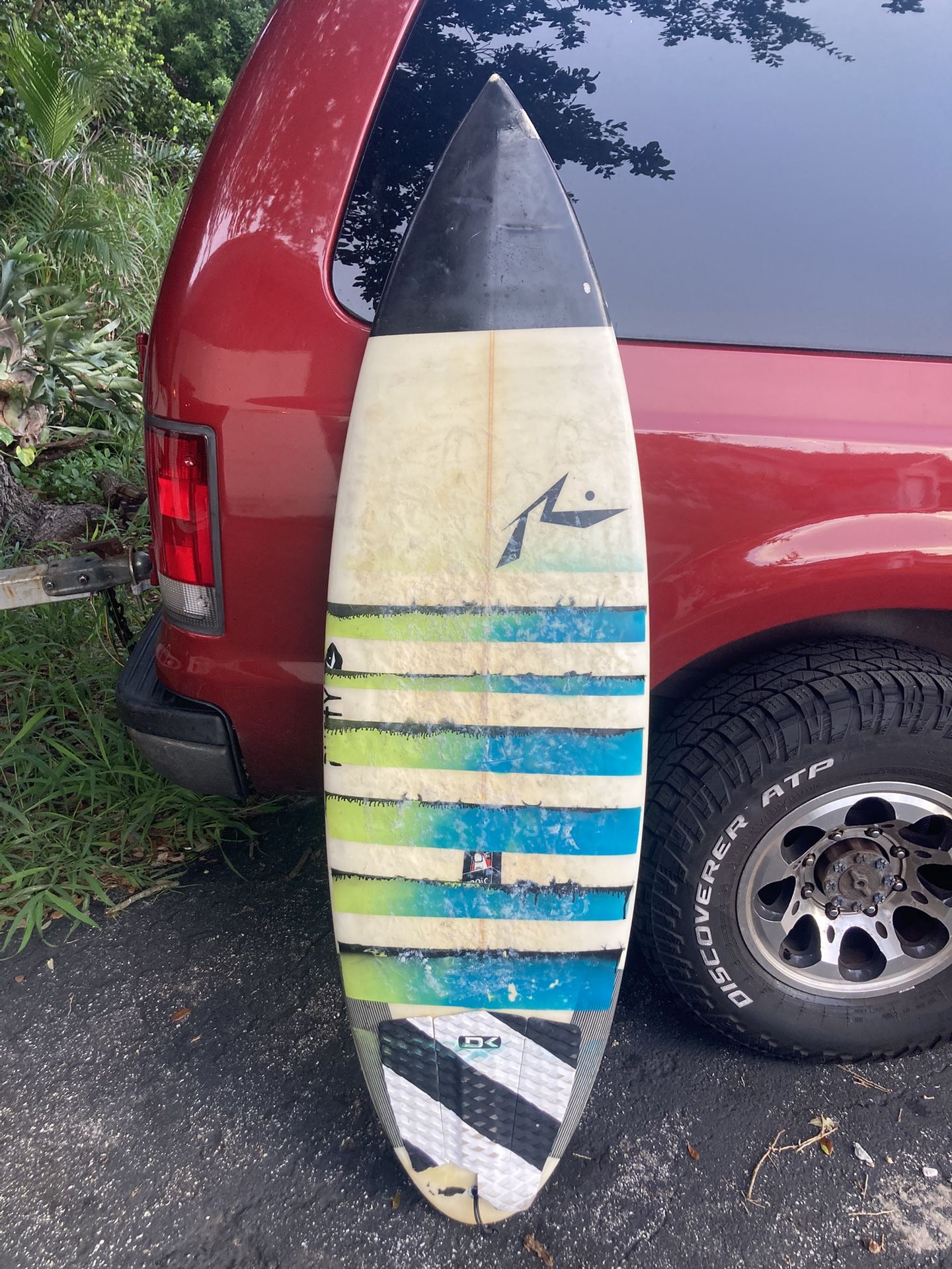 5’5 Rusty Surfboard