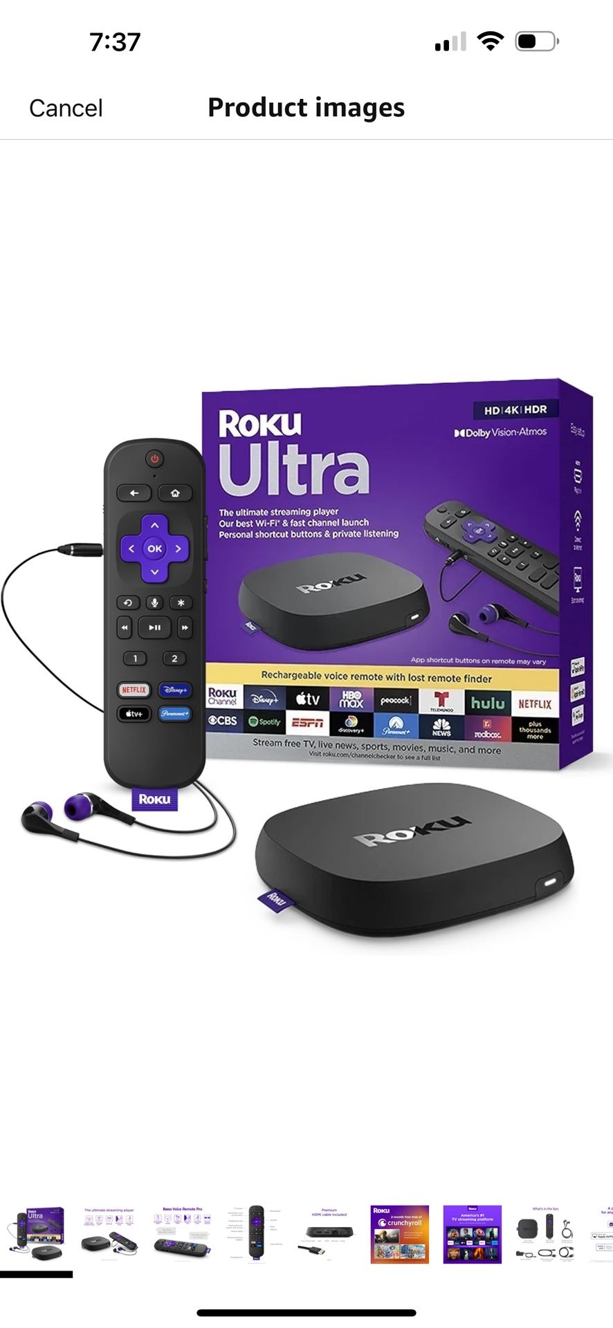 Roku Ultra | The Ultimate Streaming Device 4K/HDR/Dolby Vision/Atmos,