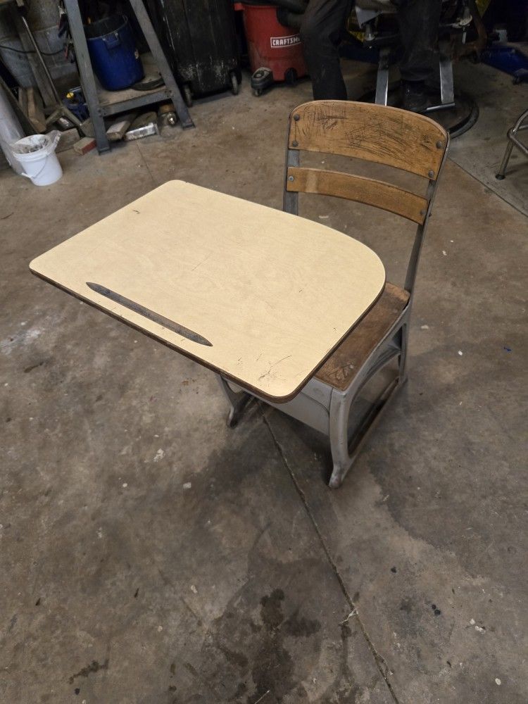 Old school desk