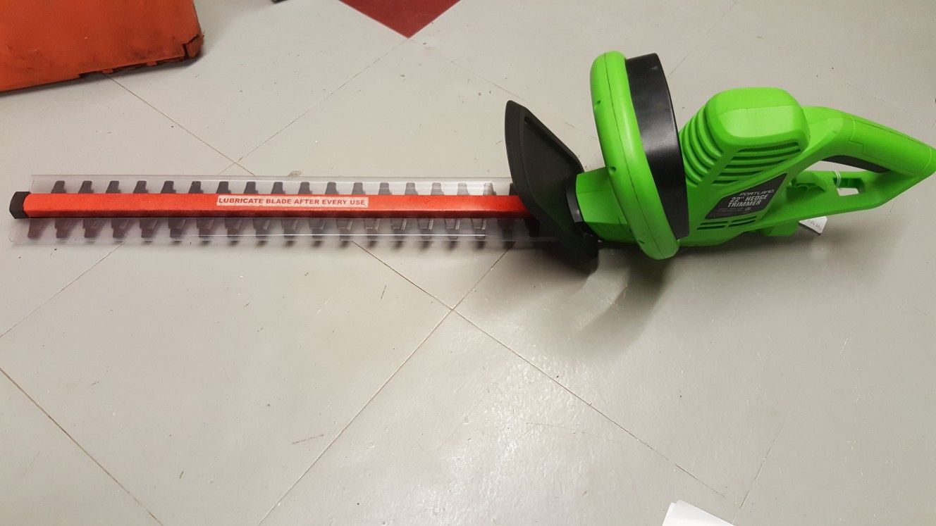 Portland electric 22" hedge trimmer for Sale in Heath Springs, SC OfferUp
