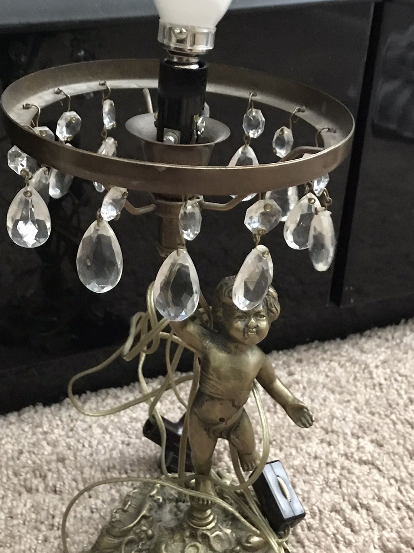 Vintage Gilbert Brass Table Lamp