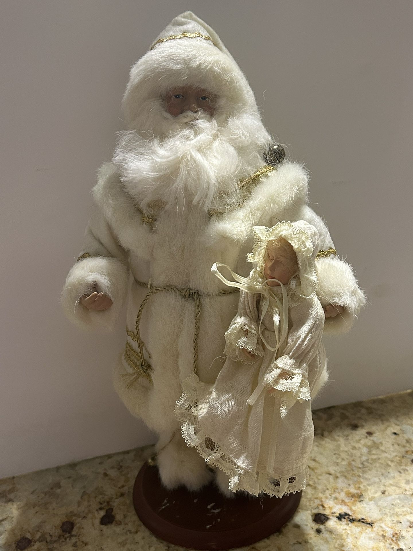 Santa With Baby Girl